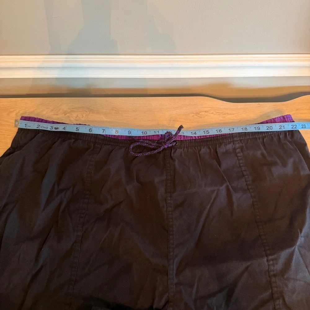 Members Only Vintage Black Purple Swim Trunks Mesh Lined Big Man 3X Mens‎ Shorts
